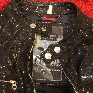 Armani Jeans Genuine Leather Jacket